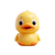 Yellow Duck Toy V5 Vinyl Car Decal Sticker – Waterproof & UV-Resistant 3.4133333333333336"