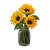 Sunflowers In Jar V2 Vinyl Car Decal Sticker – Waterproof & UV-Resistant 3.4133333333333336"