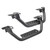 2x Go Rhino Dominator D6 | Drop Down Angled Steps | Dual Purpose Design | Black Textured Powder Coated | Set Of 2