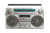 Vintage Silver Boombox Vinyl Car Decal Sticker – Waterproof & UV-Resistant 2.933333333333333"