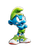 Smurf Against Wall Vinyl Car Decal Sticker – Waterproof & UV-Resistant 8.213333333333333"