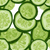 Cucumber Slices Pattern Vinyl Car Decal Sticker – Waterproof & UV-Resistant 3.4133333333333336"