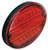 2x Diamond Group 52-LED Stop/ Turn/ Tail Light | Waterproof 8 Inch Oval Light | Surface Mount | Red Lens
