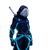 Cyber Warrior V12 Vinyl Car Decal Sticker – Waterproof & UV-Resistant 3.4133333333333336"