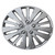 4x Upgrade your ride with Coast To Coast 16 Inch Wheel Covers | Silver Gloss Finish, Snap-On Retention, Set Of 4