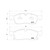 4x Brembo Low-Metallic Brake Pads | Set Of 4 | Superior Performance & Safety | ECE-R90 Certified