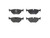 4x Brembo Brake Pads | FMSI D692-7286/ D692-7567 | Set Of 4