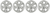 4x Ultimate Upgrade | Wheel Skins for 2003-2007 Subaru Forester | Durable ABS, Snap-On Fit, Plated Chrome | Set of 4