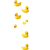 Rubber Duck Pattern Vinyl Car Decal Sticker – Waterproof & UV-Resistant 3.4133333333333336"