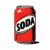 Vintage Soda Can Vinyl Car Decal Sticker – Waterproof & UV-Resistant 3.4133333333333336"