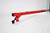 2x Enhance Your Jeep Wrangler JK|Exposed Racks Roof Cross Bar|39.875 Inch Red Steel|No-Drill Installation