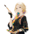 Blonde Artist Portrait Vinyl Car Decal Sticker – Waterproof & UV-Resistant 3.4133333333333336"