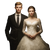 Wedding Couple Portrait V15 Vinyl Car Decal Sticker – Waterproof & UV-Resistant 6.826666666666667"