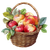 Cottagecore Apple Basket Vinyl Car Decal Sticker – Waterproof & UV-Resistant 6.826666666666667"