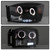 2x Upgrade Your 2006-2009 Dodge Ram Lighting with High-Quality Spyder Headlights | Clear Bulb, LED Halo, Clear Lens