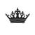 Black Crown Vector Vinyl Car Decal Sticker – Waterproof & UV-Resistant 6.826666666666667"