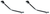 2x Heavy-Duty Boat Transom Saver | Adjustable Steel Support | Fits Most Trailers