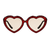 Heart Sunglasses Clipart Vinyl Car Decal Sticker – Waterproof & UV-Resistant 3.4133333333333336"