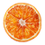 Tangerine Cross Section Vinyl Car Decal Sticker – Waterproof & UV-Resistant 6.826666666666667"
