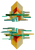 Abstract Symmetrical Painting Vinyl Car Decal Sticker – Waterproof & UV-Resistant 8.746666666666666"