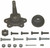 2x Moog Chassis Ball Joint | Problem Solver OE Replacement with Grease-Penetrating Gusher Bearing