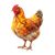 Watercolor Chicken V2 Vinyl Car Decal Sticker – Waterproof & UV-Resistant 3.4133333333333336"