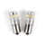 2x Tiny Monster Eco Series 1156 LED Turn Signal Bulbs | High Power 600 Lumens White | Easy Install Set Of 2