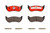 4x Upgrade Your Jeep Braking Performance with Brembo Ceramic Brake Pads | Set of 4