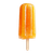 Juicy Orange Popsicle V2 Vinyl Car Decal Sticker – Waterproof & UV-Resistant 3.4133333333333336"