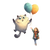 Cat With Balloons V2 Vinyl Car Decal Sticker – Waterproof & UV-Resistant 3.4133333333333336"