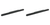 2x Premier 4 Inch Oval Straight Nerf Bar | Black Steel | With Step Pads | Easy Bolt-On Installation