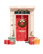 Christmas Door Illustration V2 Vinyl Car Decal Sticker – Waterproof & UV-Resistant 4.0"