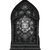 Gothic Window Design Vinyl Car Decal Sticker – Waterproof & UV-Resistant 3.4133333333333336"
