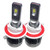 2x Brightest 40W H10 LED Bulbs | White 6000K Light | Set Of 2