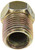 2x Dorman Tube End Fitting Nut 785-462D OE Solutions; 1/4 Inch Standard Flare; 0.57 Inch Length; Brass; Single; Clamshell Package