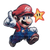 Mario Star Graffiti Vinyl Car Decal Sticker – Waterproof & UV-Resistant 6.826666666666667"