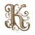 Chicano Script Monogram Vinyl Car Decal Sticker – Waterproof & UV-Resistant 3.4133333333333336"