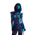 Cyborg Lady Portrait Vinyl Car Decal Sticker – Waterproof & UV-Resistant 3.4133333333333336"