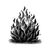 Flame Icon V2 Vinyl Car Decal Sticker – Waterproof & UV-Resistant 3.4133333333333336"