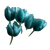 Teal Tulips Blur Vinyl Car Decal Sticker – Waterproof & UV-Resistant 6.826666666666667"