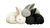 Sleeping Bunnies Bed Vinyl Car Decal Sticker – Waterproof & UV-Resistant 2.72"
