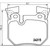 4x Extreme Performance BMW 135i Brake Pads | Low-Dust & Heat Treated Set Of 4 by Brembo