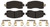 4x Upgrade your Subaru 2017-2020 Brake Pads | Raybestos R-Line Ceramic Set | OE Design, Noise Reduction