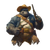 Gorilla Cowboy Gunslinger Vinyl Car Decal Sticker – Waterproof & UV-Resistant 3.4133333333333336"