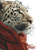 Leopard With Scarf Vinyl Car Decal Sticker – Waterproof & UV-Resistant 4.266666666666667"