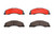4x Ultimate Braking Power | Brembo Ceramic Brake Pad Set, Ford 2008-2022 Compatible