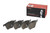 4x Enhance your BMW's braking power with Brembo Brake Pads | Set of 4 for Various 2010-2019 models | Premium stainless-steel hardware, low dust, low-metallic