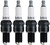 4x Autolite Spark Plug Resistor Copper | OE Replacement Single Plug