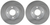 2x Raybestos Brake Rotor | OE-Matched | 2011-2019 Ford Fiesta | Improve Brake Performance