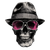 Skull With Accessories Vinyl Car Decal Sticker – Waterproof & UV-Resistant 6.826666666666667"